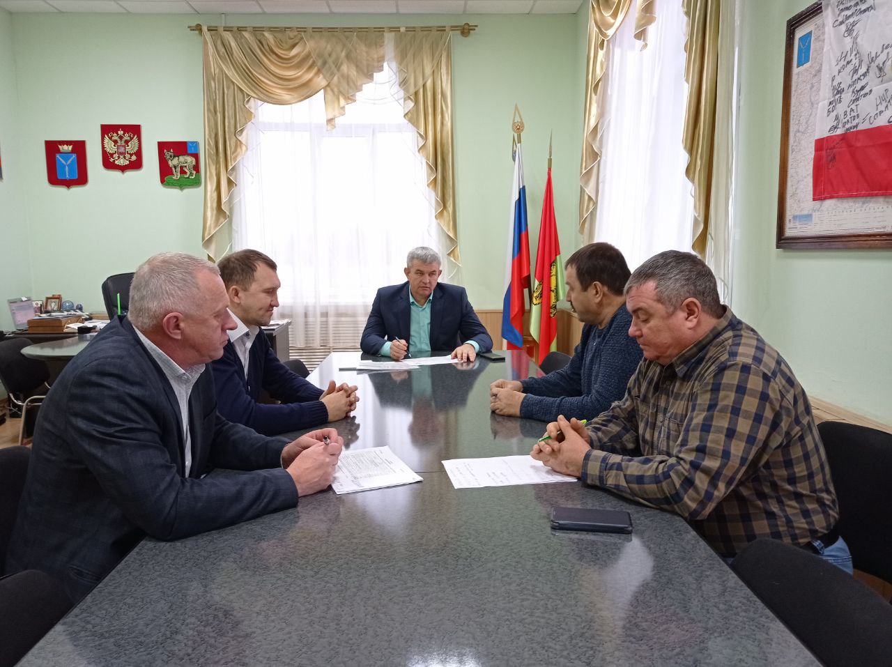 Рабочее совещание с главами муниципальных образований.