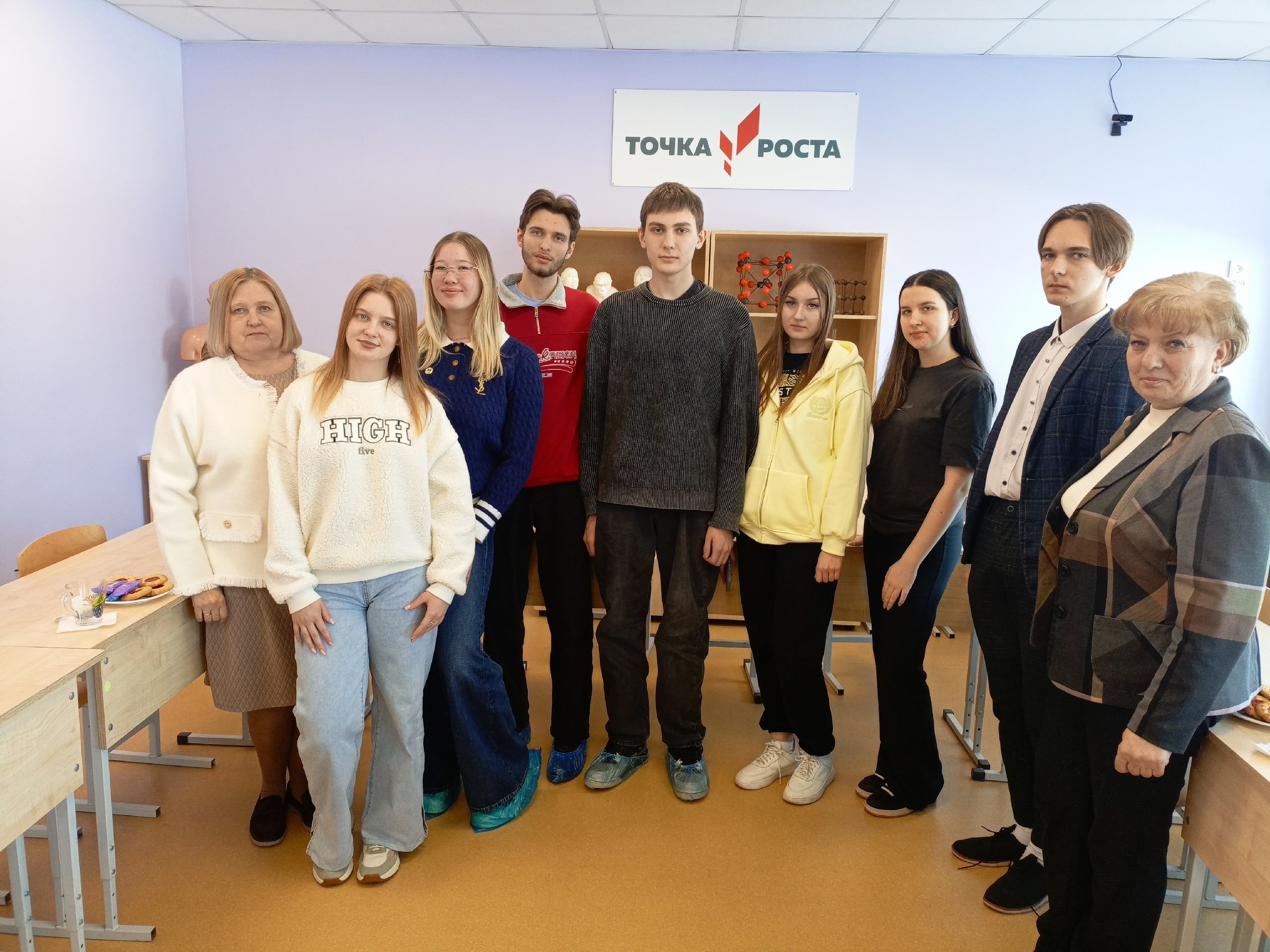 Встреча обучающихся медкласса со студентами медицинского университета.